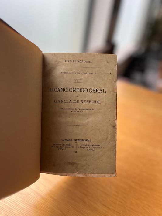 CURIOSIDADES BIBLIOGRAPHICAS I E II