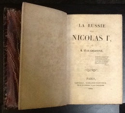 LA RUSSIE SOUS NICOLAS I