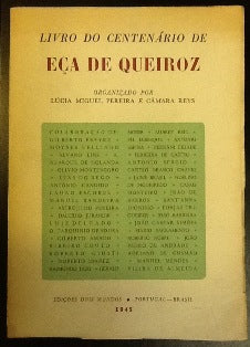 LIVRO DO CENTENÁRIO DE EÇA DE QUEIROZ