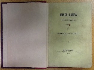 MISCELLANEA HISTORICO- ROMANTICA COMPOSTA POR...