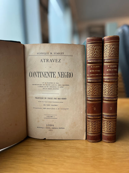 ATRAVEZ DO CONTINENTE NEGRO, 3 VOL.