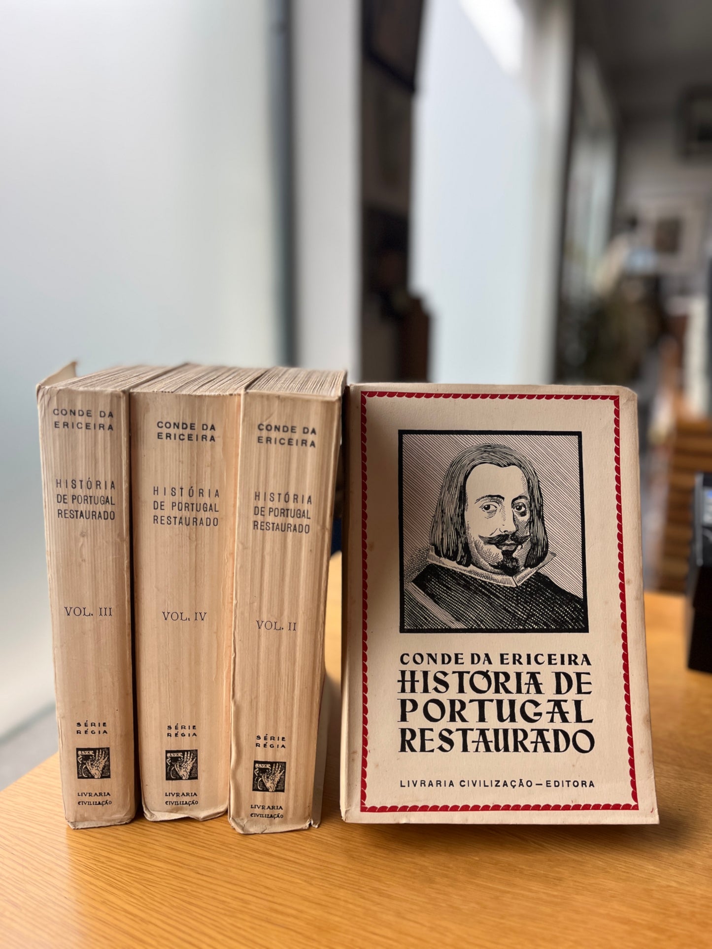 CONDE DA ERICEIRA - HISTÓRIA DE PORTUGAL RESTAURADO 4 VOL.