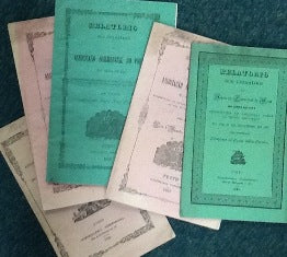 REFERENTES AOS ANOS DE 1845, 1846, 1850, 1852 E 1853.