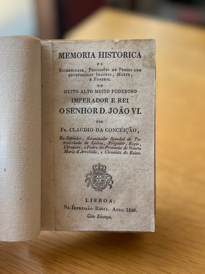 MEMORIA HISTORICA DA ENFERMIDADE,