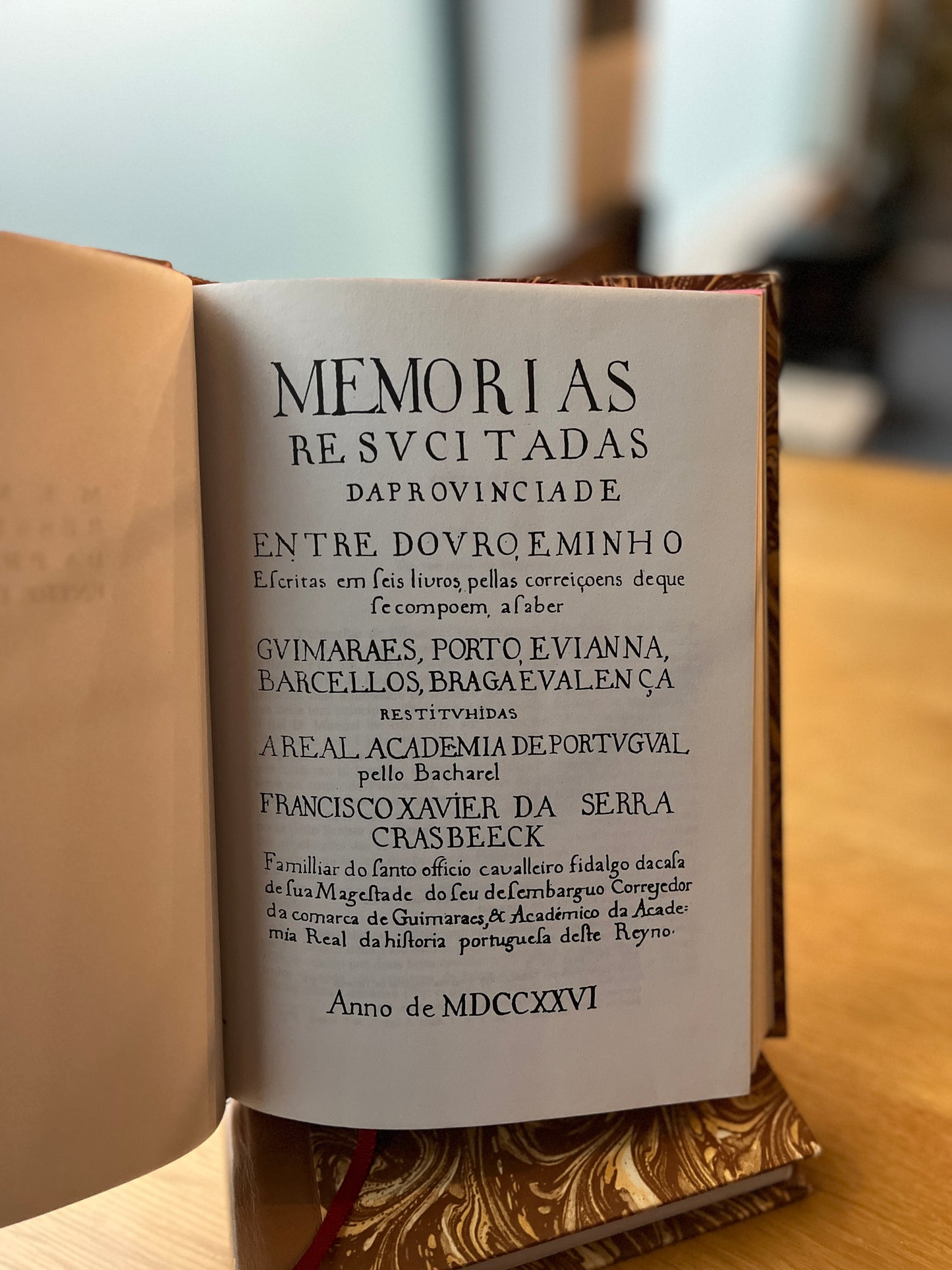 MEMÓRIAS RESSUSCITADAS DA PROVINCIA DE ENTRE DOURO E MINHO NO ANO DE 1726