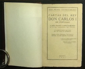 CARTAS DEL REY DON CARLOS I (de Portugal)