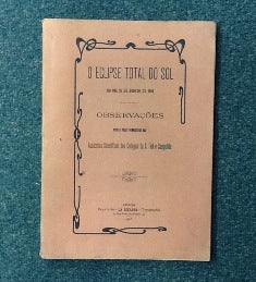 O ECLIPSE TOTAL DO SOL NO DIA 30 DE AGOSTO DE 1905
