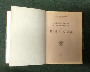 ALGUMAS NOTAS ETNOGRÁFICAS SOBRE RIBA COA