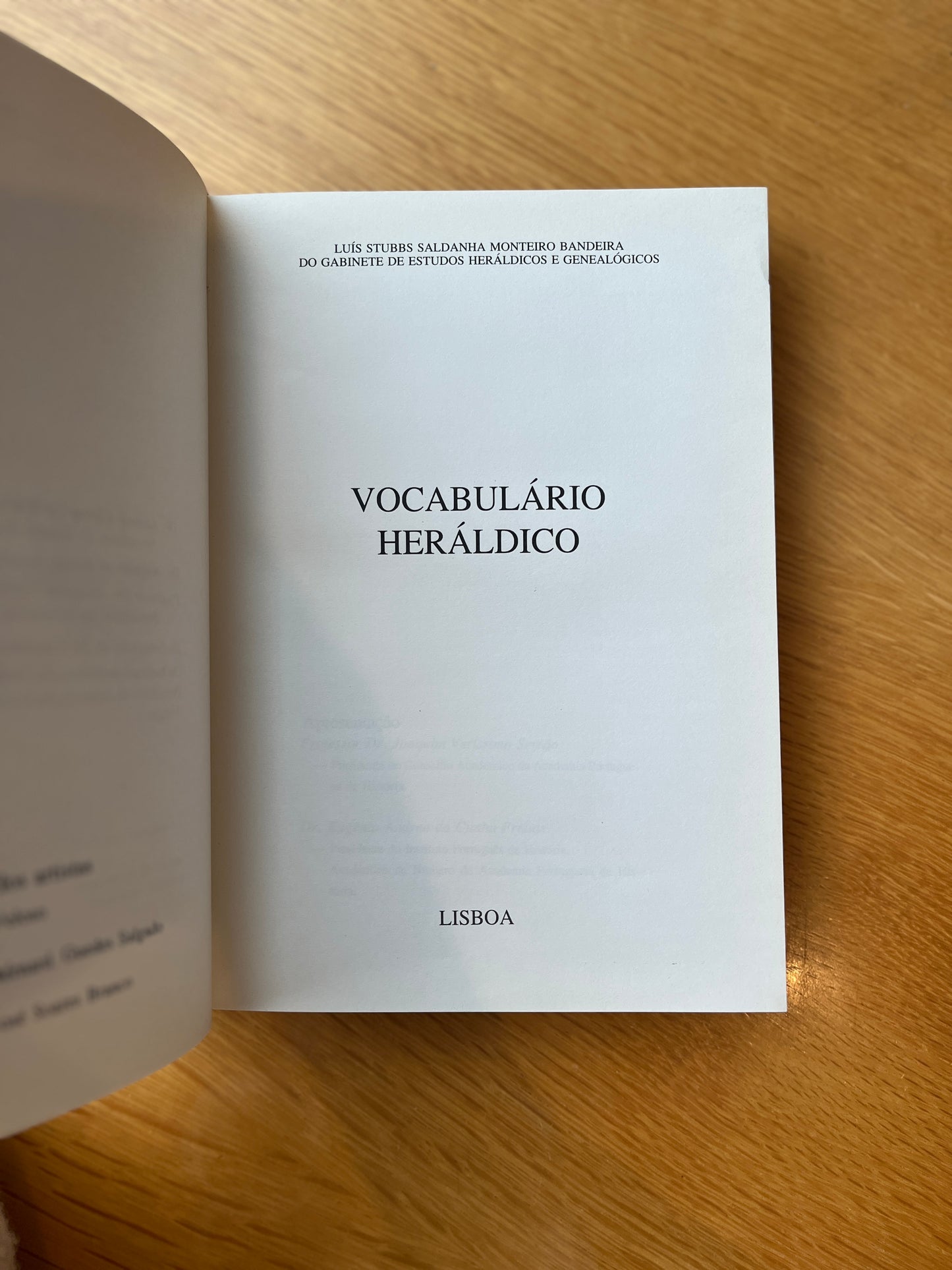 VOCABULÁRIO HERÁLDICO