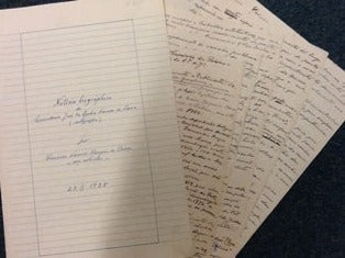 NOTÍCIA BIOGRÁFICA DO - MANUSCRITO