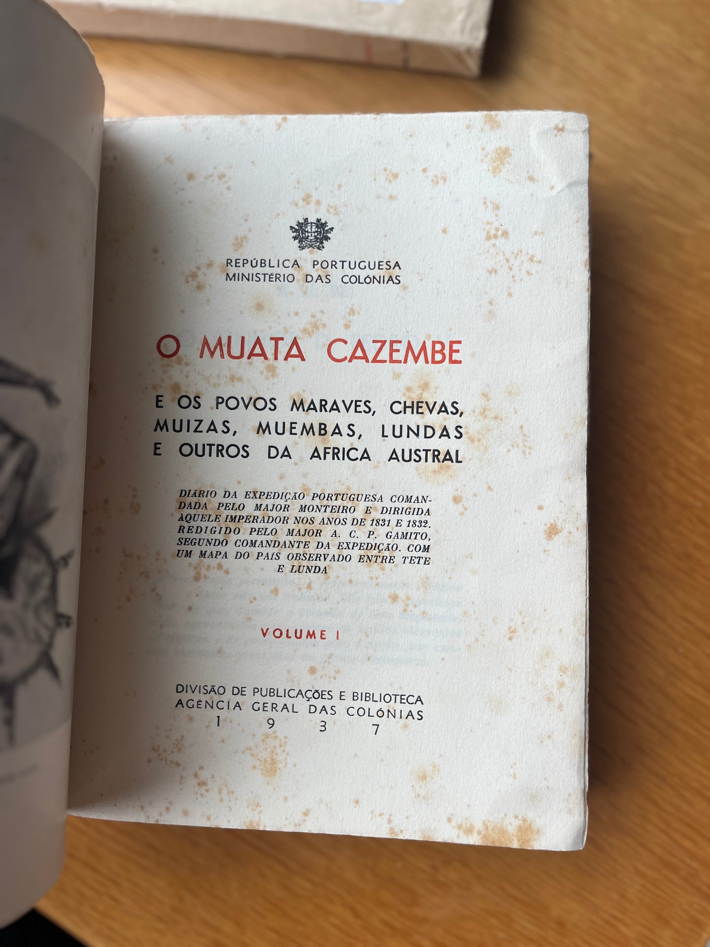 O MUATA CAZEMBE  2 VOL.