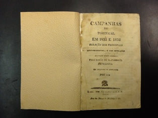 CAMPANHAS DE PORTUGAL EM 1833 E 1834.