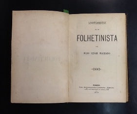 APONTAMENTOS DE UM FOLHETINISTA