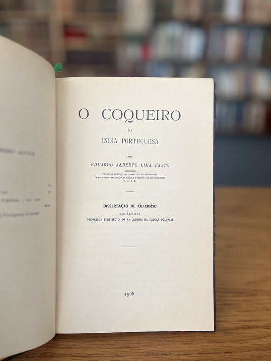 O COQUEIRO NA INDIA PORTUGUESA