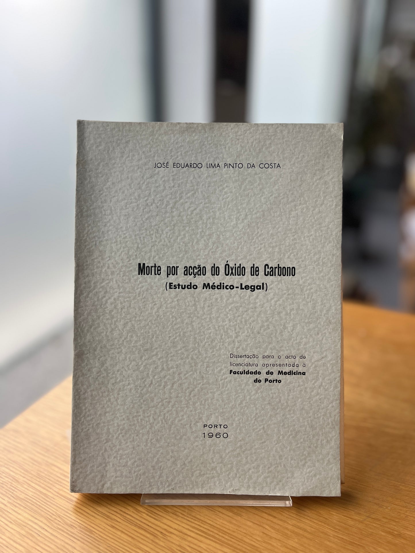 MORTE POR ACÇÃO DO ÓXIDO DE CARBONO