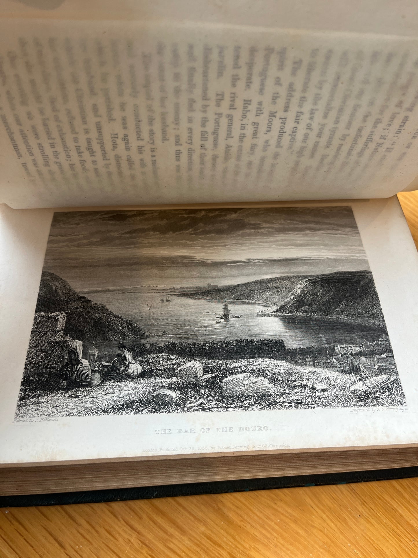 JENNINGS`S LANDSCAPE ANNUAL OR TOURIST IN PORTUGAL FOR 1839