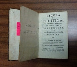 ESCOLA DE POLITICA, OU TRACTADO PRATICO DA CIVILIDADE PORTUGUEZA