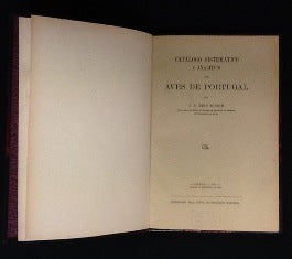 CATÁLOGO SISTEMÁTICO E ANALÍTICO DAS AVES DE PORTUGAL