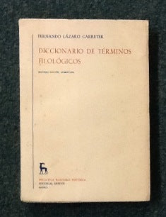 DICCIONARIO DE TÉRMINOS FILOLÓGICOS