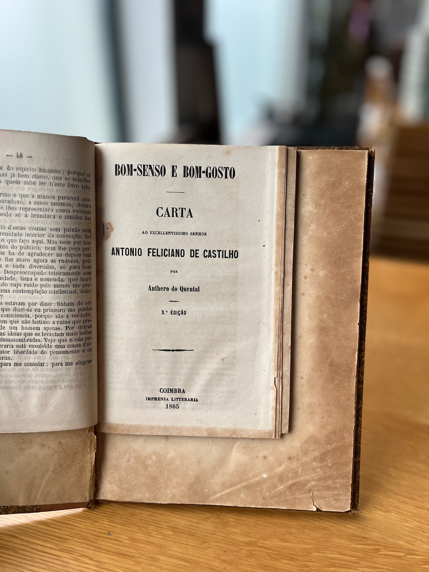 CONJUNTO DE OBRAS DE ANTHERO DE QUENTAL