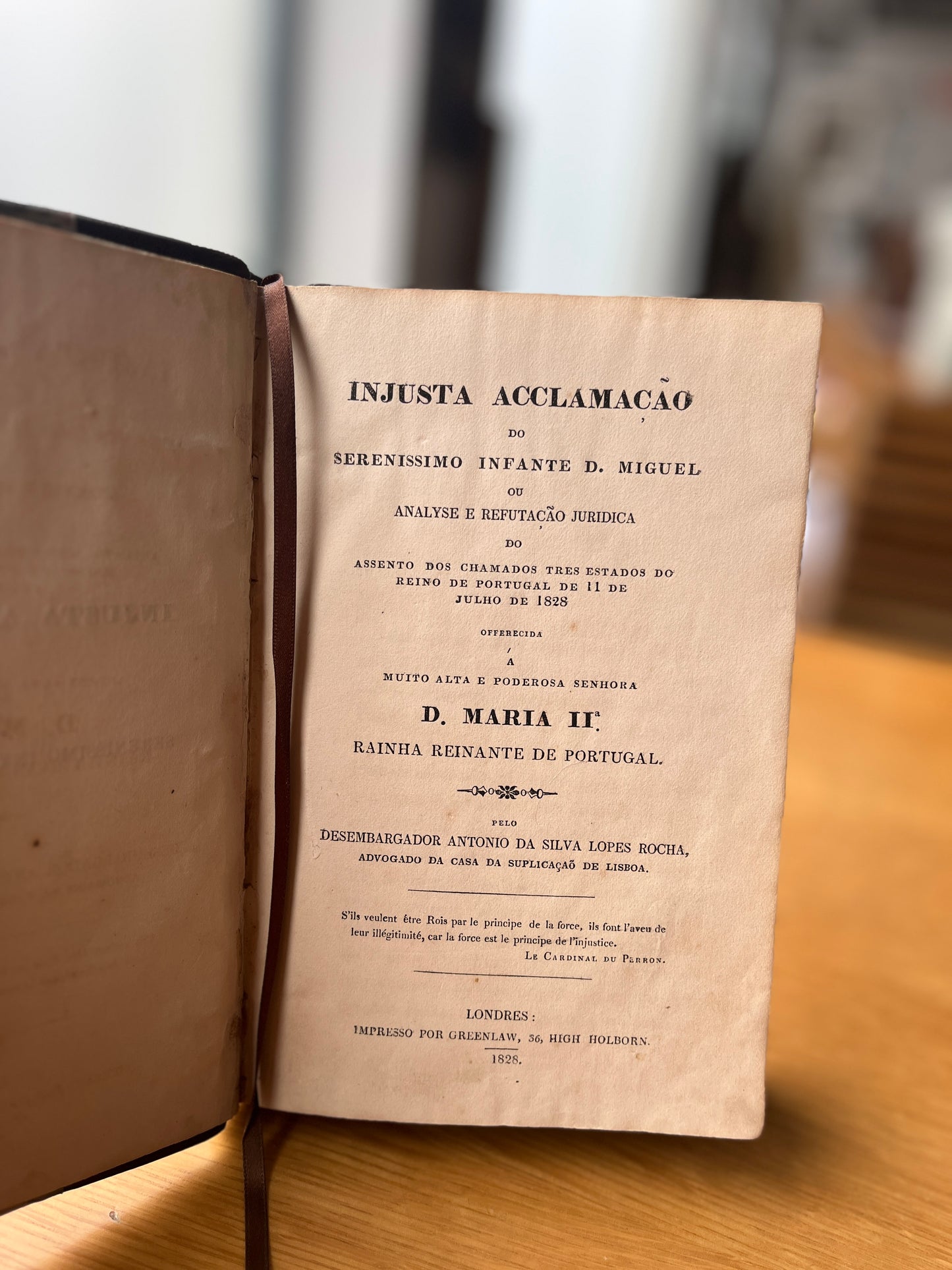 INJUSTA ACCLAMAÇÃO