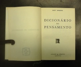 DICIONÁRIO DO PENSAMENTO.