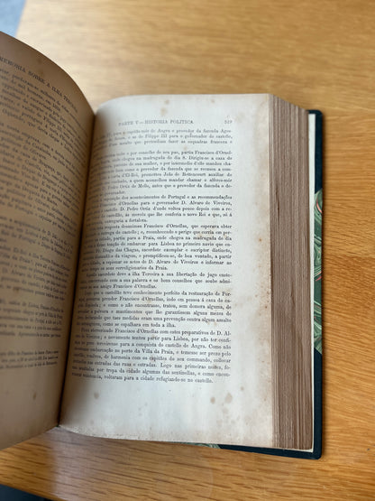 MEMÓRIA SOBRE A ILHA TERCEIRA