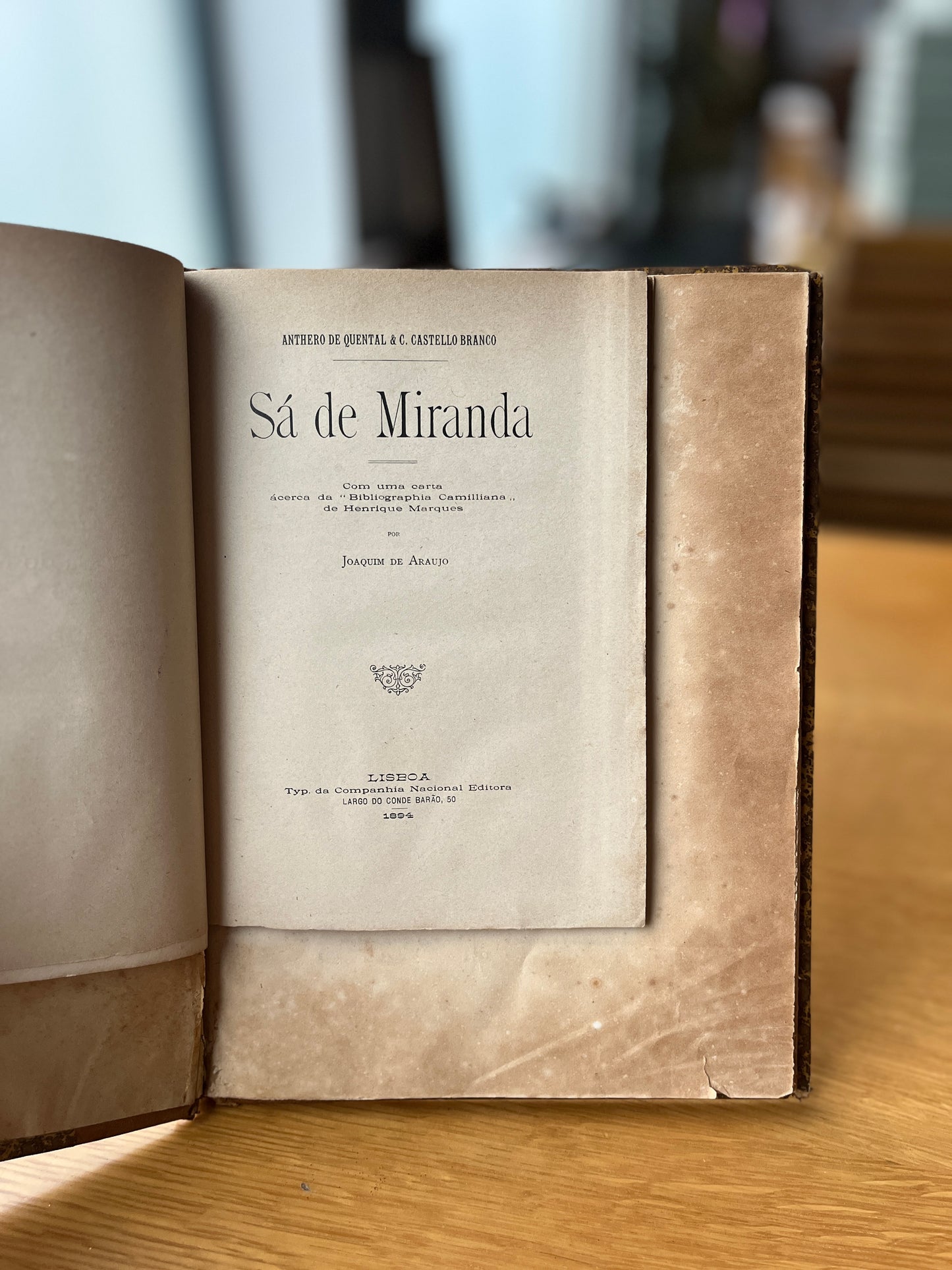 CONJUNTO DE OBRAS DE ANTHERO DE QUENTAL