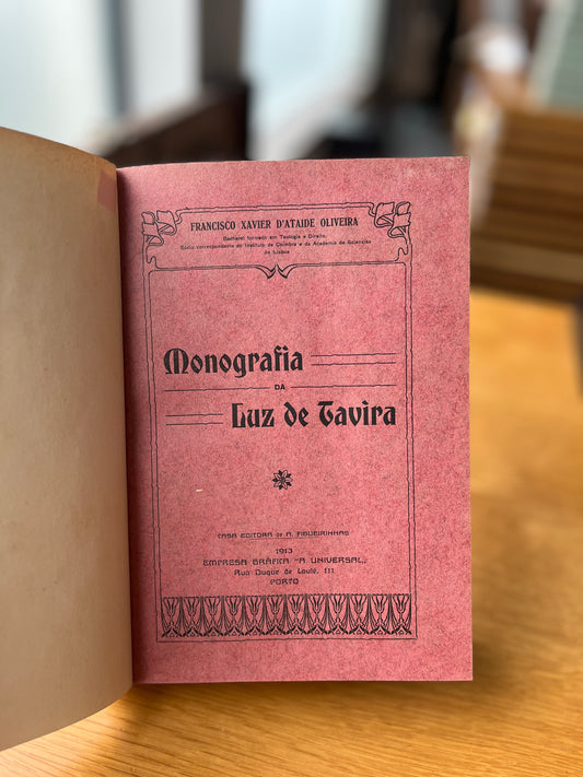MONOGRAFIA DA LUZ DE TAVIRA
