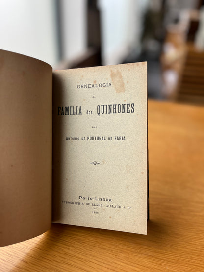 VÁRIAS OBRAS DE GENEALOGIA POR ANTÓNIO DE PORTUGAL DE FARIA