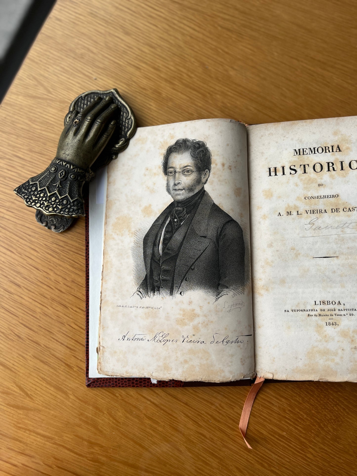 MEMORIA HISTORICA DO CONSELHEIRO A. M. L. VIEIRA DE CASTRO