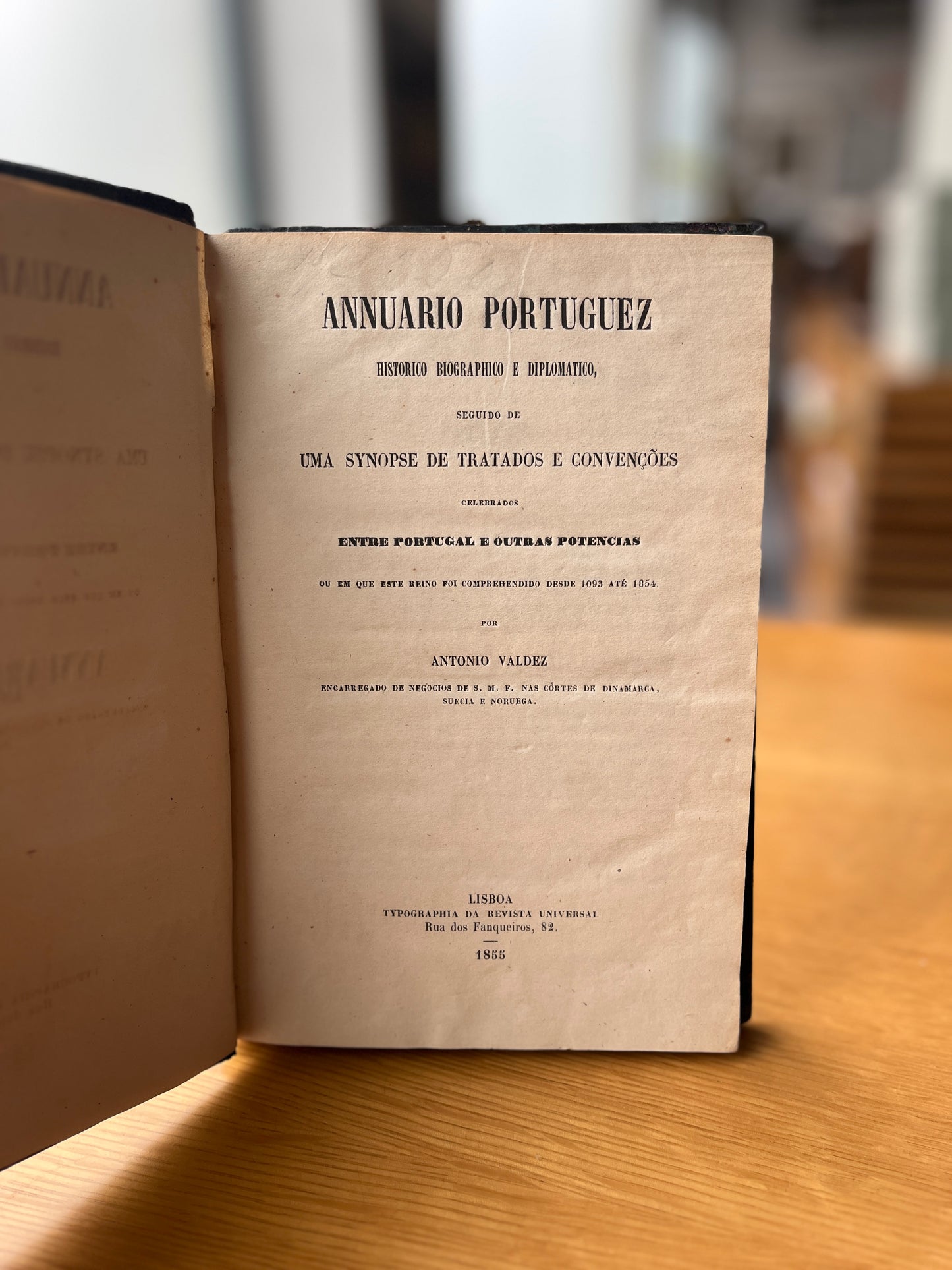 ANNUARIO PORTUGUEZ HISTORICO BIOGRAPHICO E DIPLOMATICO