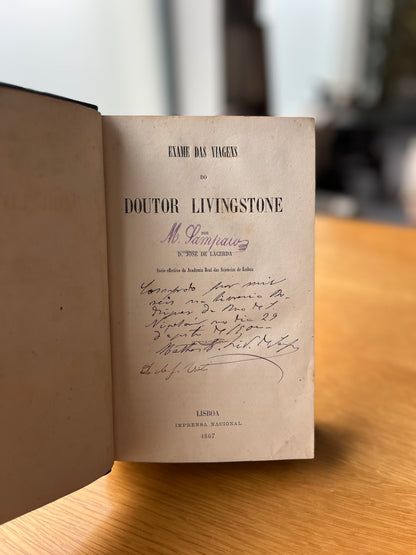 EXAME DAS VIAGENS DO DOUTOR LIVINGSTONE