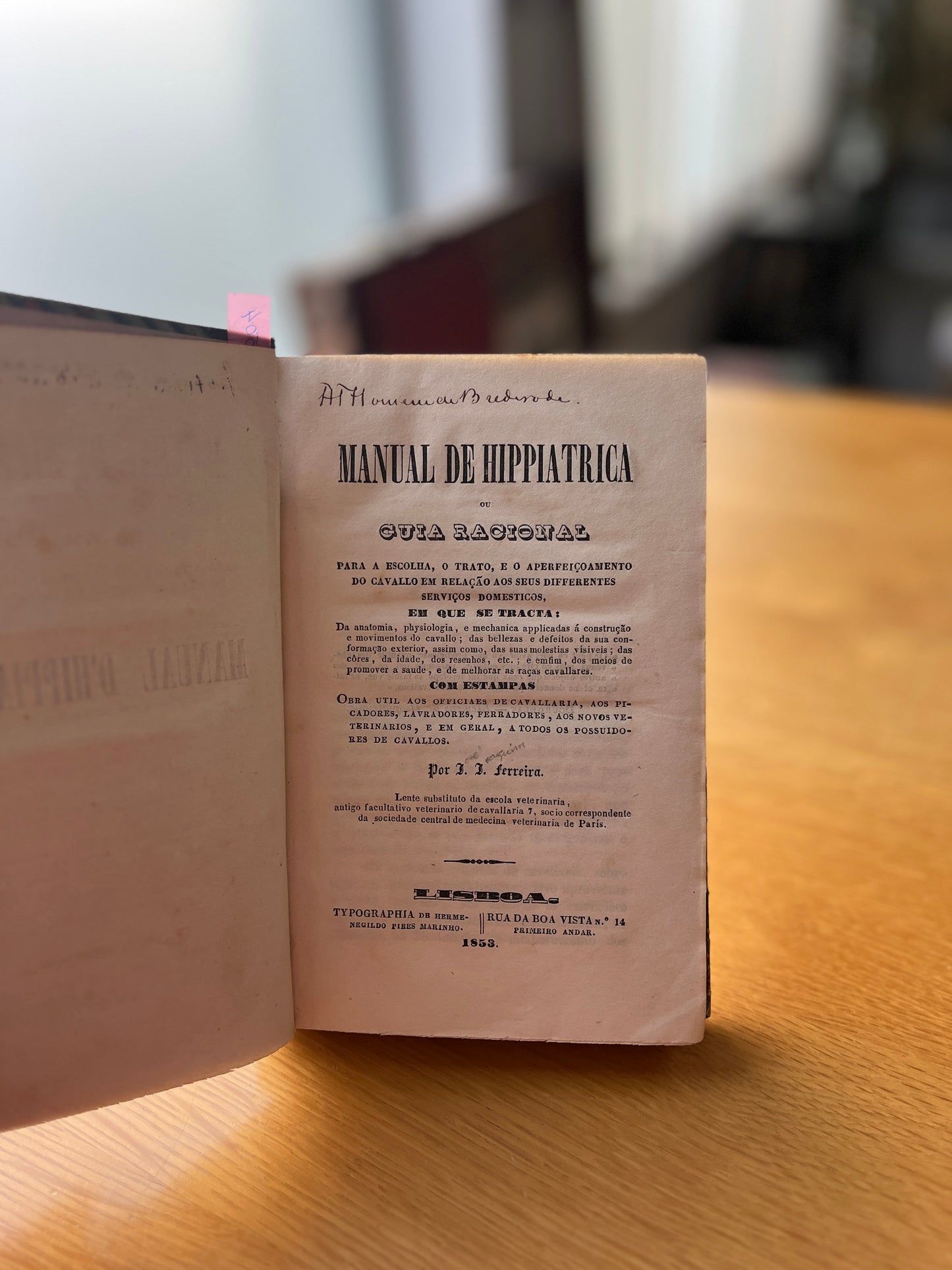 MANUAL DE HIPPIATRICA OU GUIA RACIONAL