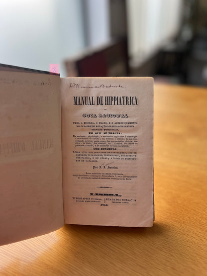 MANUAL DE HIPPIATRICA OU GUIA RACIONAL