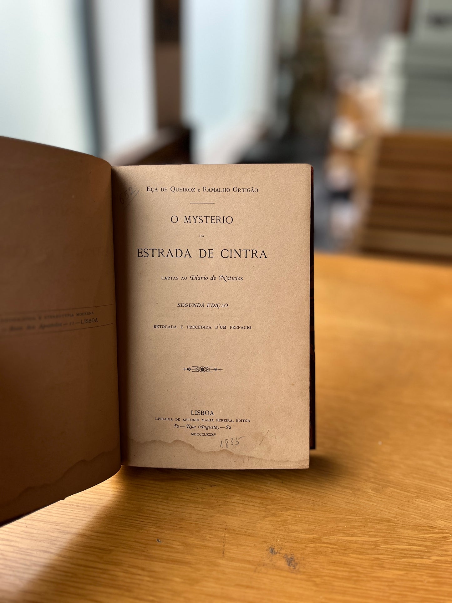 O MYSTERIO DA ESTRADA DE CINTRA