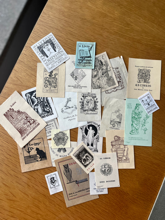 LOTE DE EX-LIBRIS PORTUGUESES