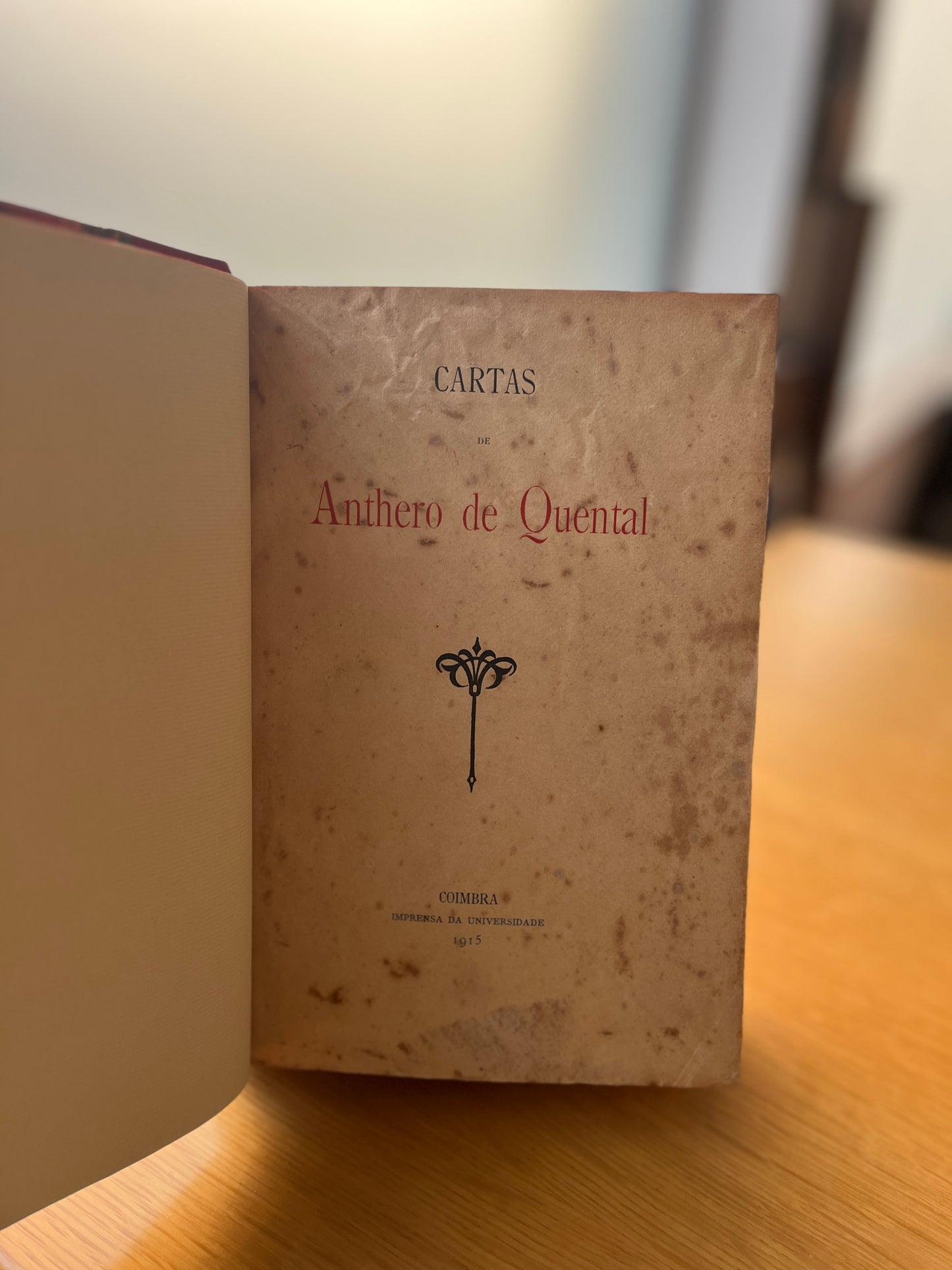 CARTAS DE ANTHERO DE QUENTAL