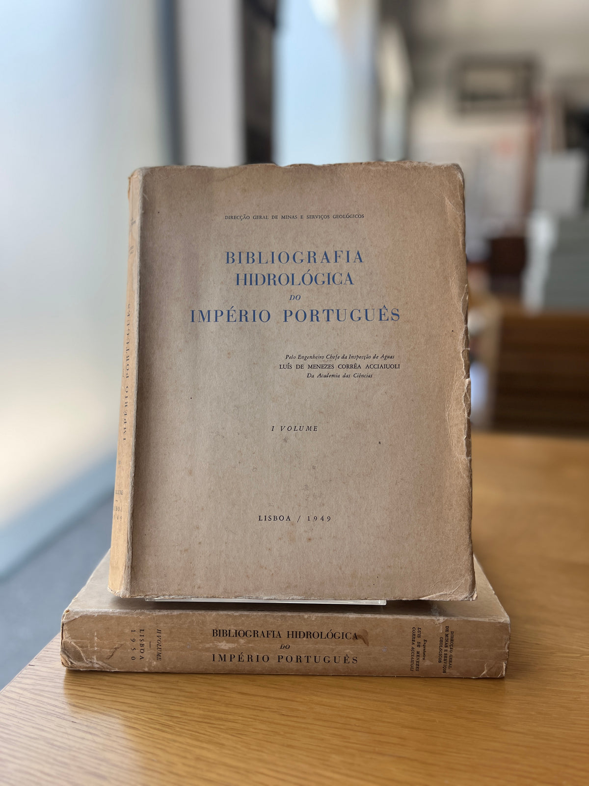 BIBLIOGRAFIA HIDROLÓGICA DO IMPÉRIO PORTUGUÊS, 2 VOL.