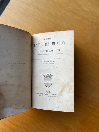 NOVEAU TRAITÉ DE BLASON