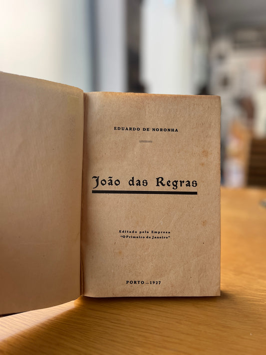 JOÃO DAS REGRAS