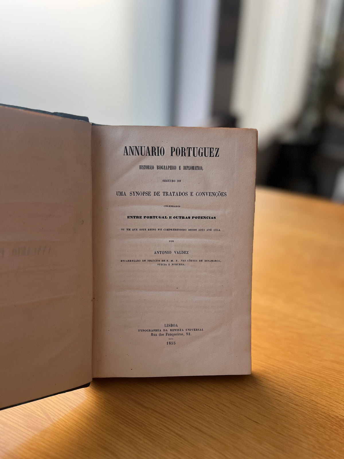 ANNUARIO PORTUGUEZ HISTORICO BIOGRAPHICO E DIPLOMATICO,