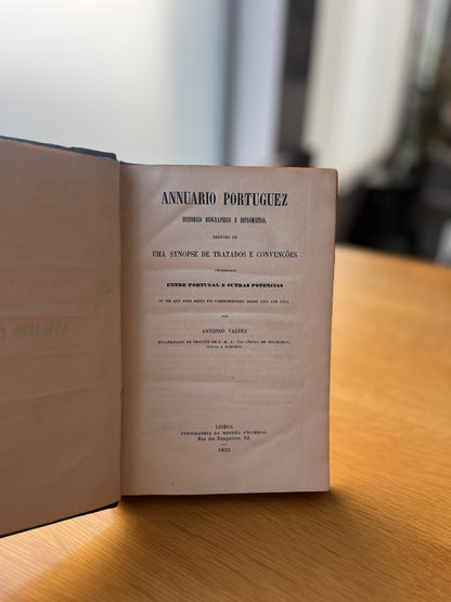 ANNUARIO PORTUGUEZ HISTORICO BIOGRAPHICO E DIPLOMATICO,