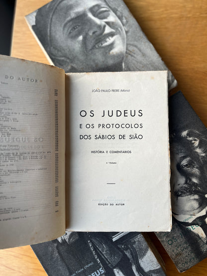OS JUDEUS E OS PROTOCOLOS DOS SÁBIOS DO SIÃO, 4 VOL.