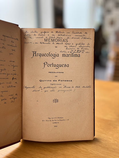 MEMORIAS DE ARQUEOLOGIA NAVAL PORTUGUESA