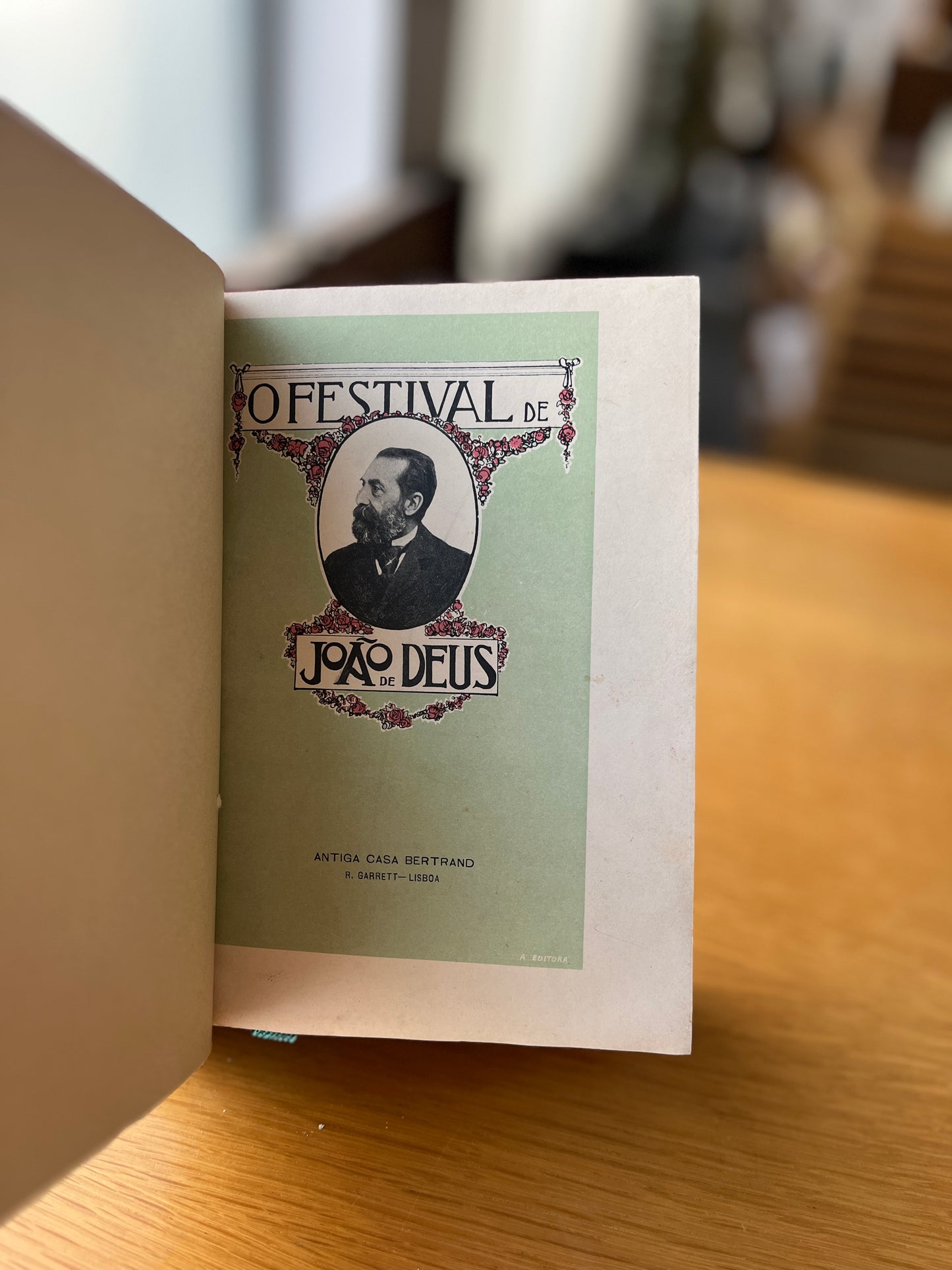 O FESTIVAL DE JOÃO DE DEUS, 8 - III - 1895