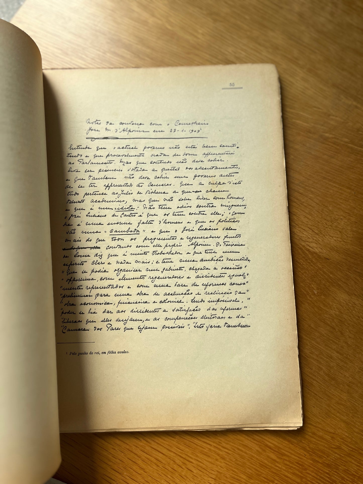 DOCUMENTOS POLÍTICOS ENCONTRADOS NOS PALÁCIOS RIAIS