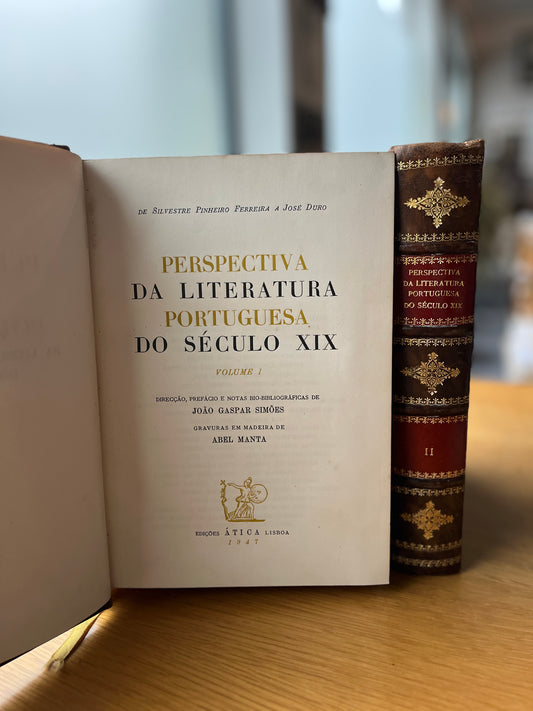 PERSPECTIVA DA LITERATURA PORTUGUESA DO SÉCULO XIX, 2 VOL.