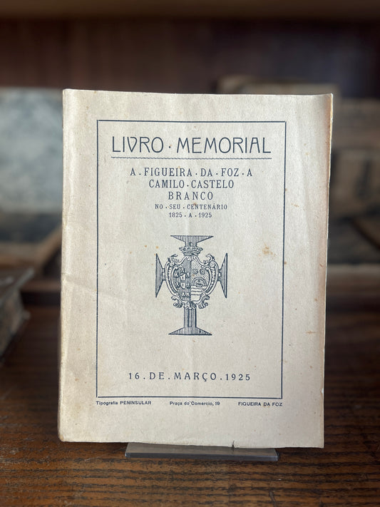 LIVRO MEMORIAL A FIGUEIRA DA FOZ A CAMILO CASTELO BRANCO