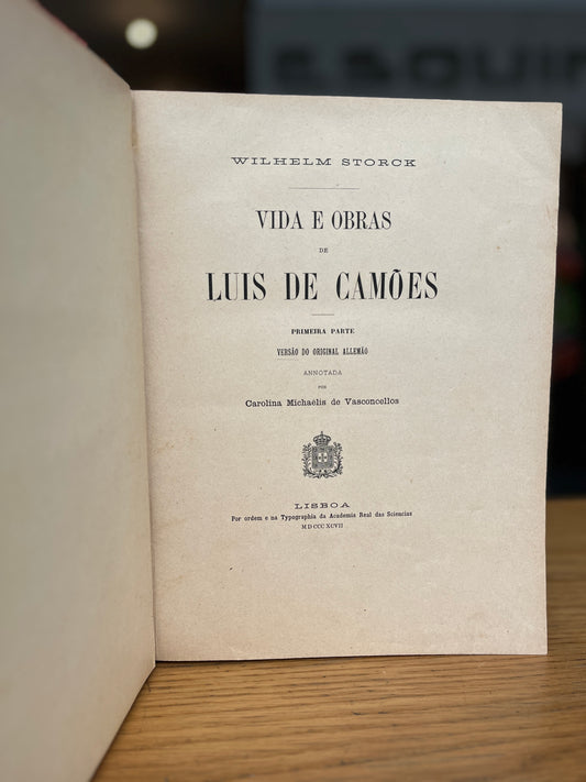 VIDA E OBRAS DE LUIS DE CAMÕES